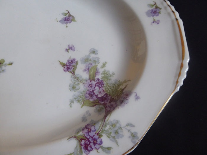 Plat ancien en porcelaine de Limoges B C Bernardaud The