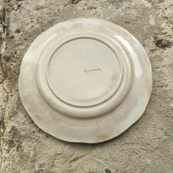 5 assiettes en barbotine Castres
