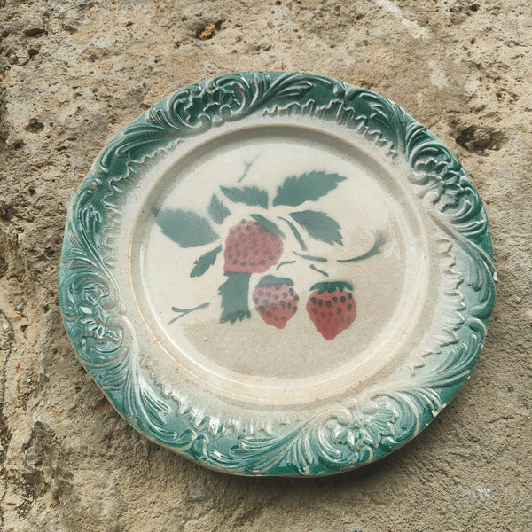 5 assiettes en barbotine Castres