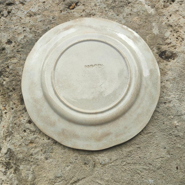 5 assiettes en barbotine Castres