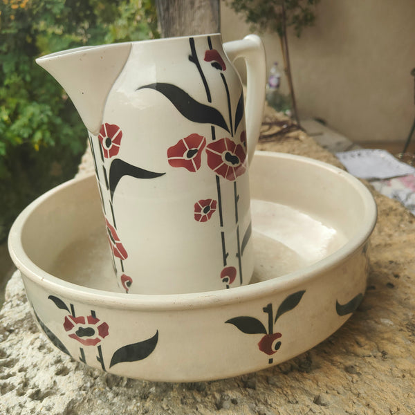 Ensemble de toilette Digoin Sarreguemines