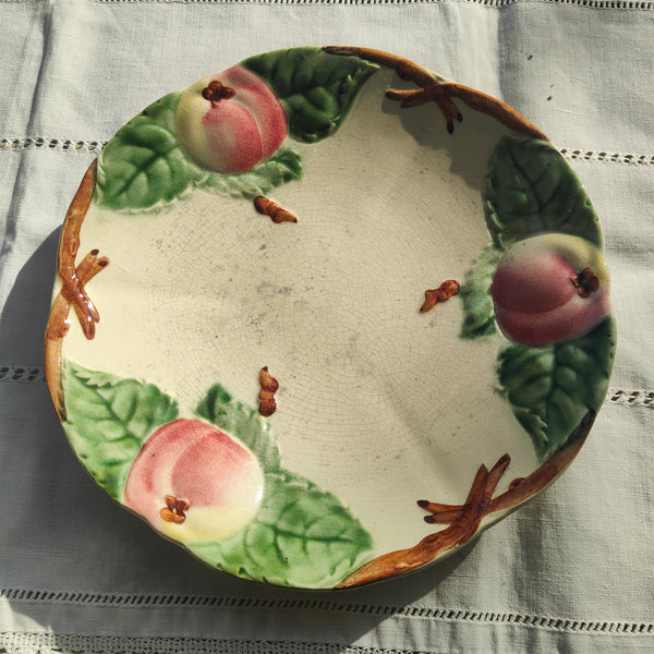 Assiette barbotine Choisy-le-Roi