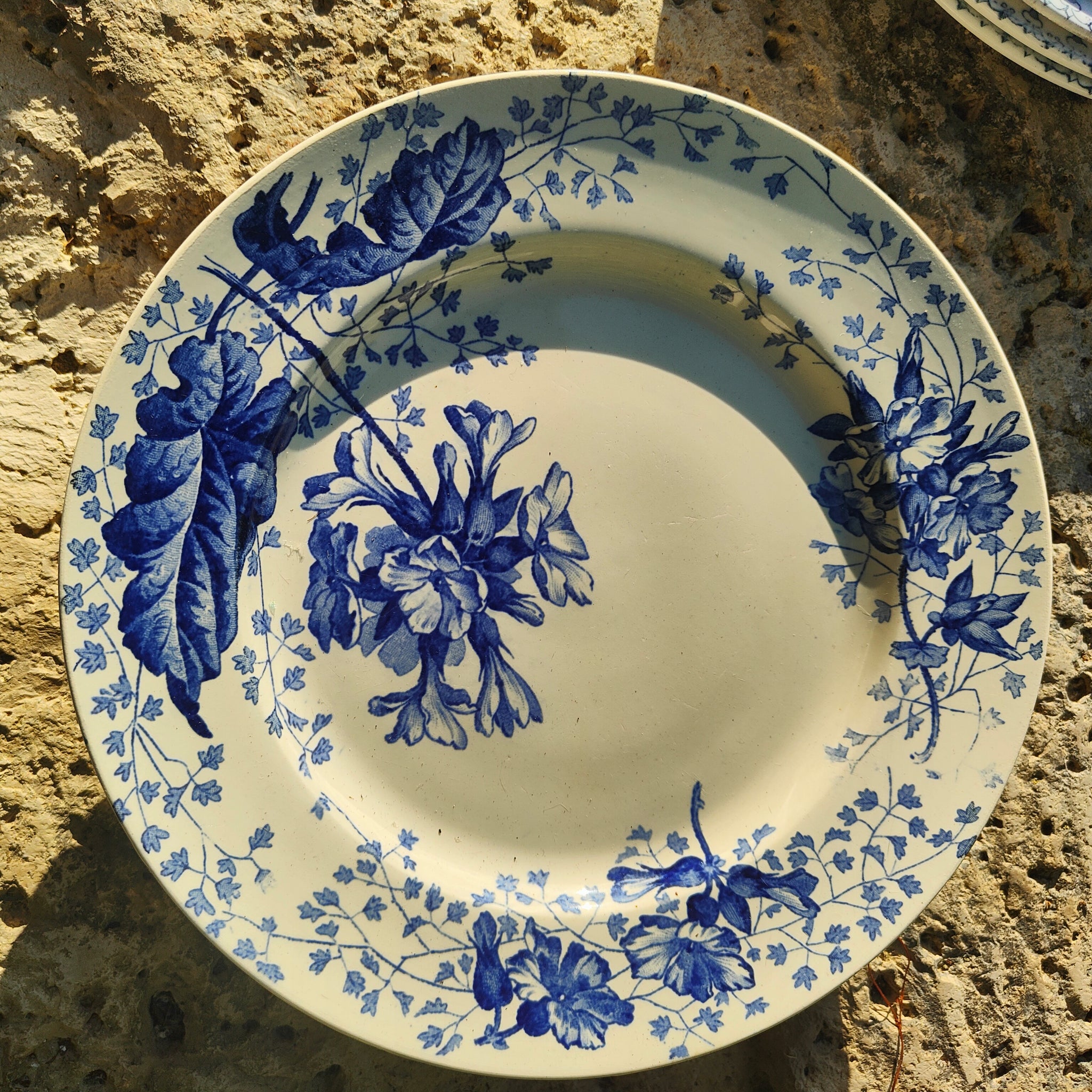 Assiette montée Creil Montereau