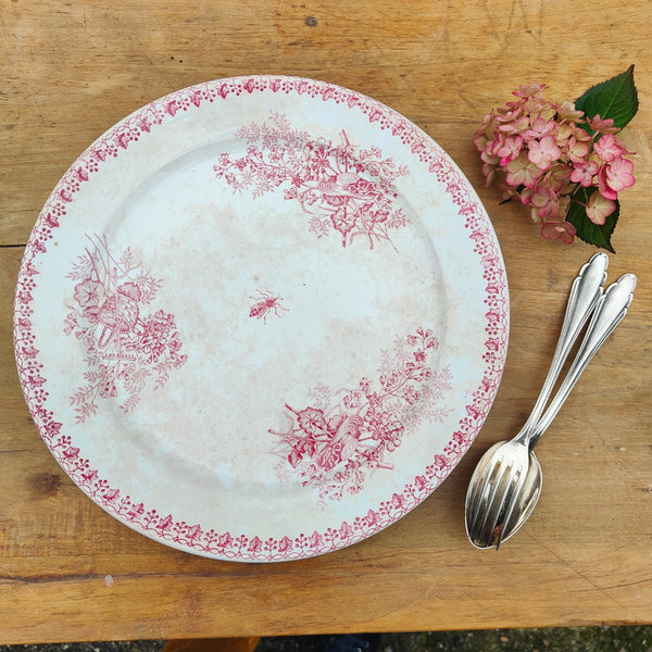 Onnaing old ironstone large dish