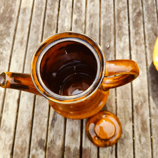 Cafetière vintage en céramique