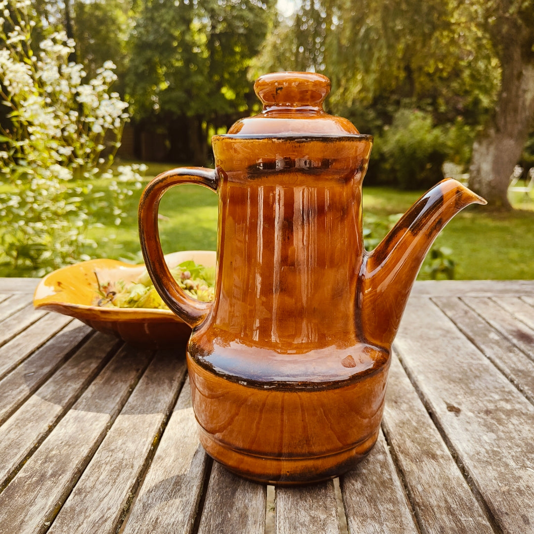 Cafetière vintage en céramique