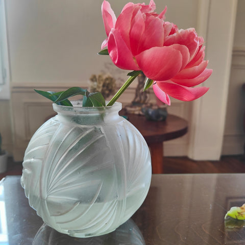 Vase boule art déco