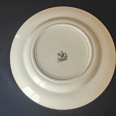 Assiettes plates en terre de fer Sainte Amandinoise Saint Amand