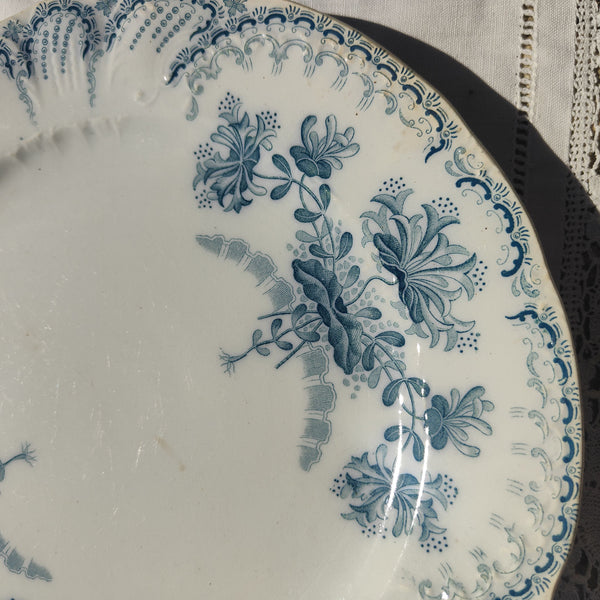 Assiette ancienne terre de fer Saint Amand Hamage