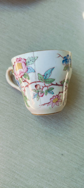 Tasse et soucoupe Sarreguemines Minton