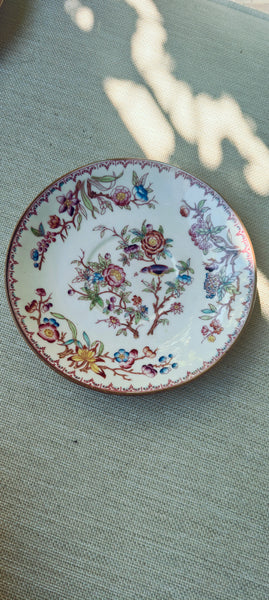 Tasse et soucoupe Sarreguemines Minton