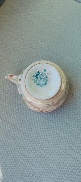 Tasse et soucoupe Sarreguemines Minton