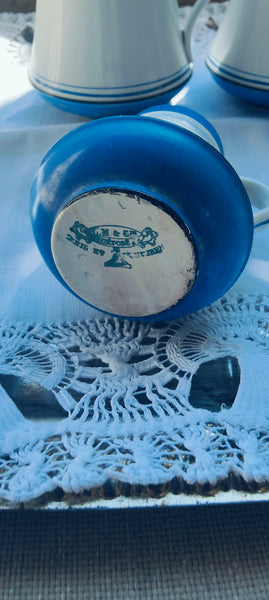 Série de pots à lait et crème Creil et Montereau