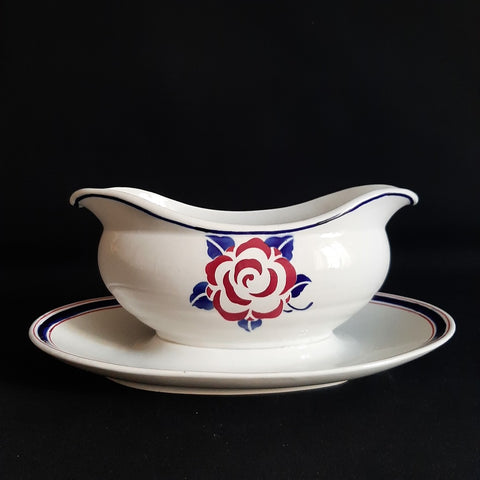 Sarreguemines gravy boat