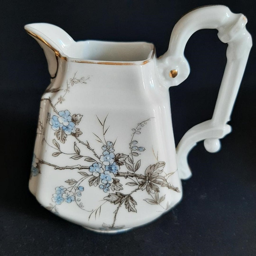 Service à thé ancien porcelaine fleurs