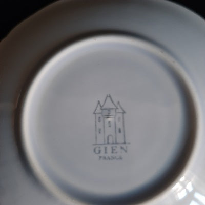 Gien porcelain coffee cups (5)